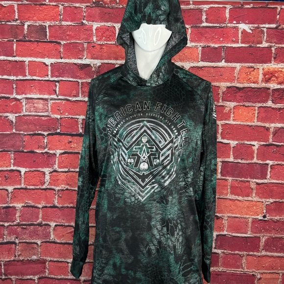 American Fighter Other - American Fighter Men's Graphic Long Sleeve Hooded T-Shirt - Size: 2XL- NWT